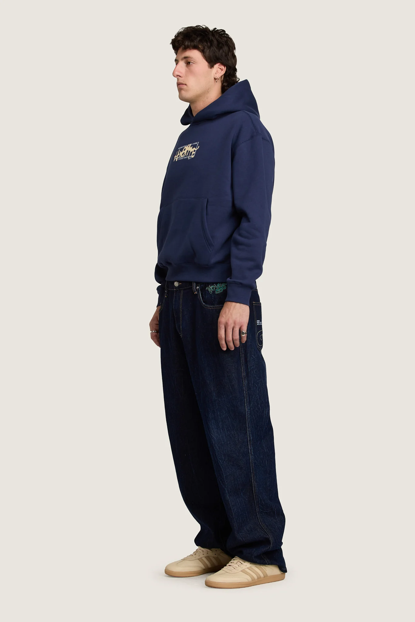 A Place To Be Yourself Hoodie - Navy - Image 7