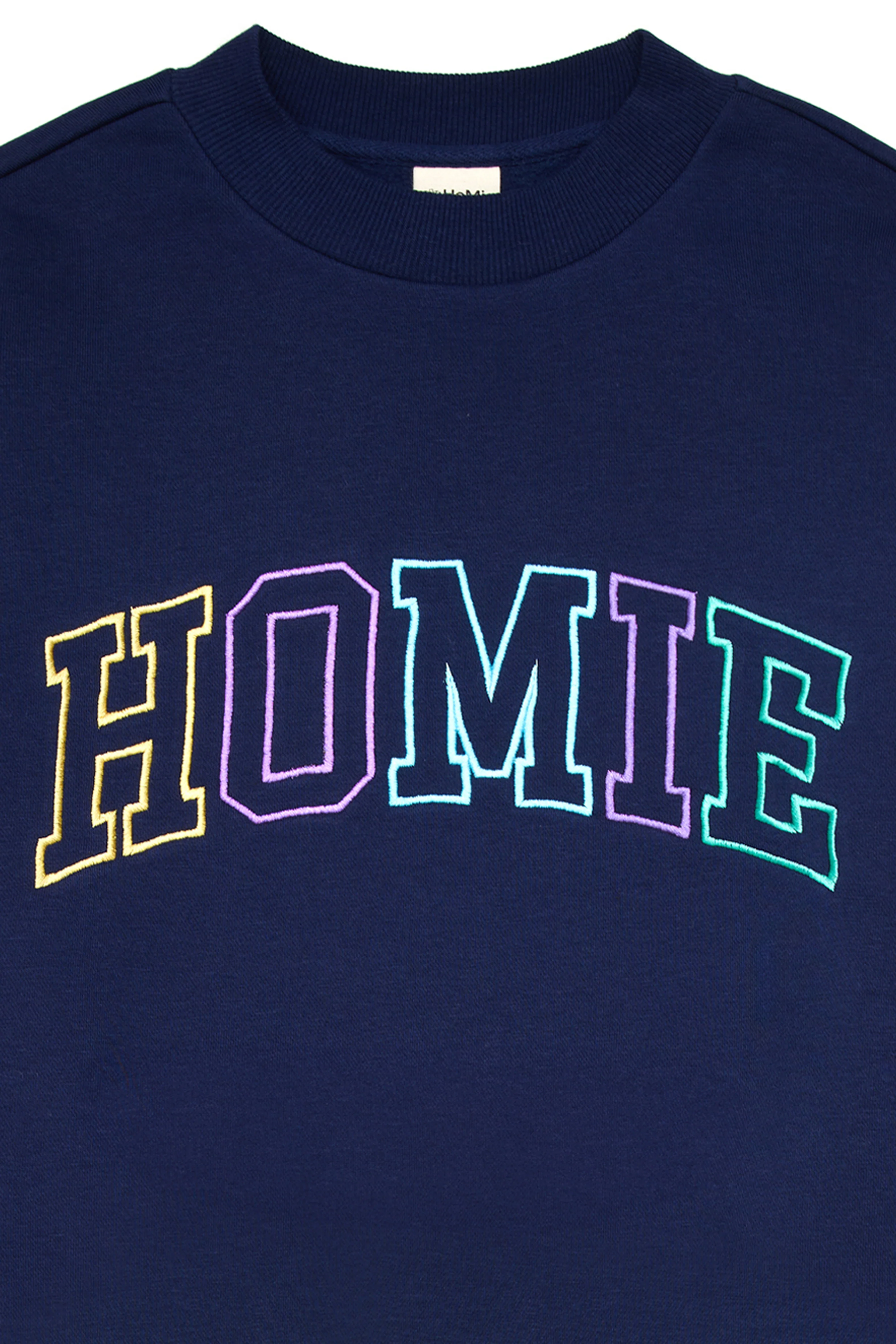 College Crewneck - Navy - Image 3