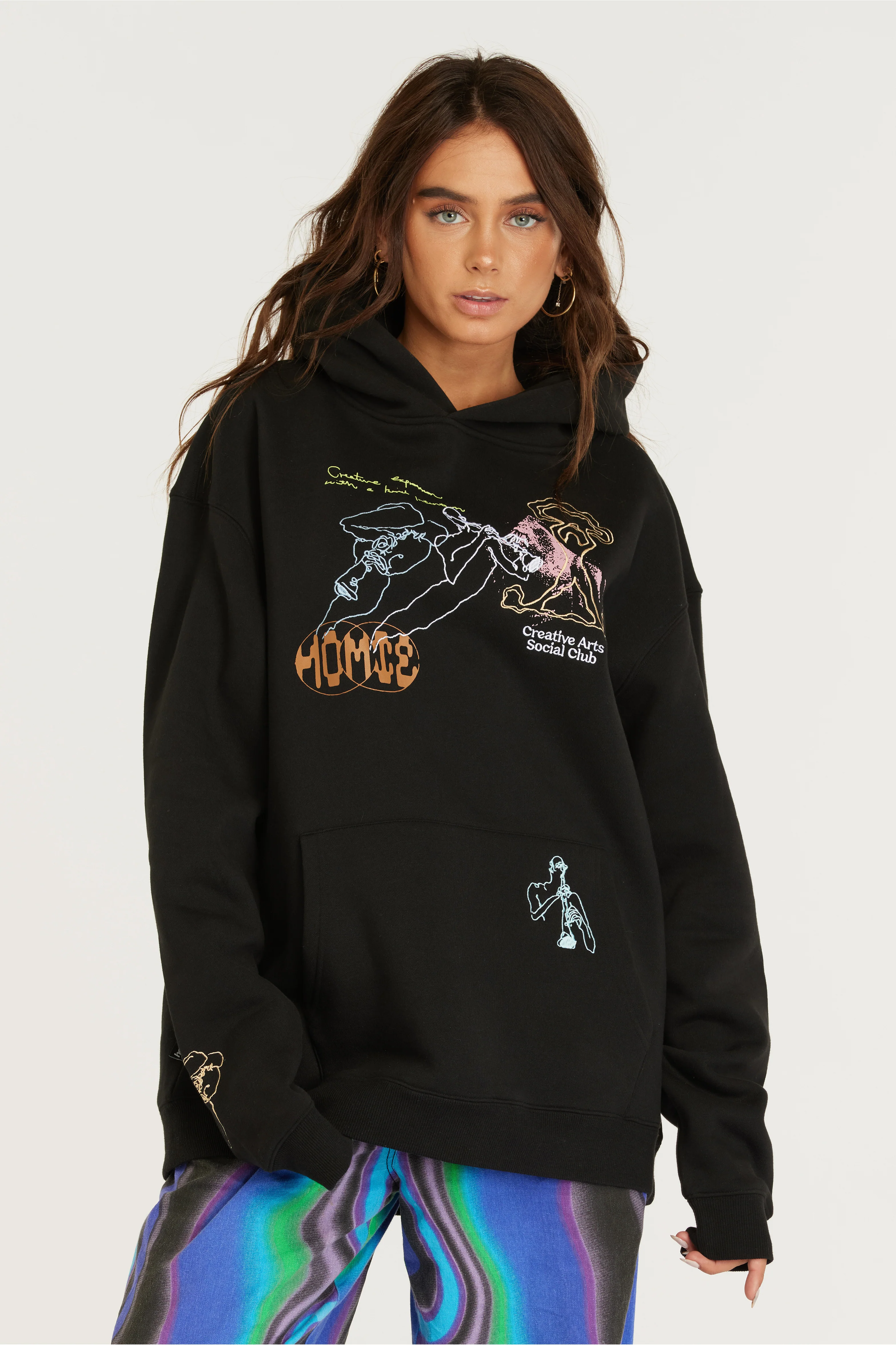 Creative Arts Hoodie - Black - Image 2