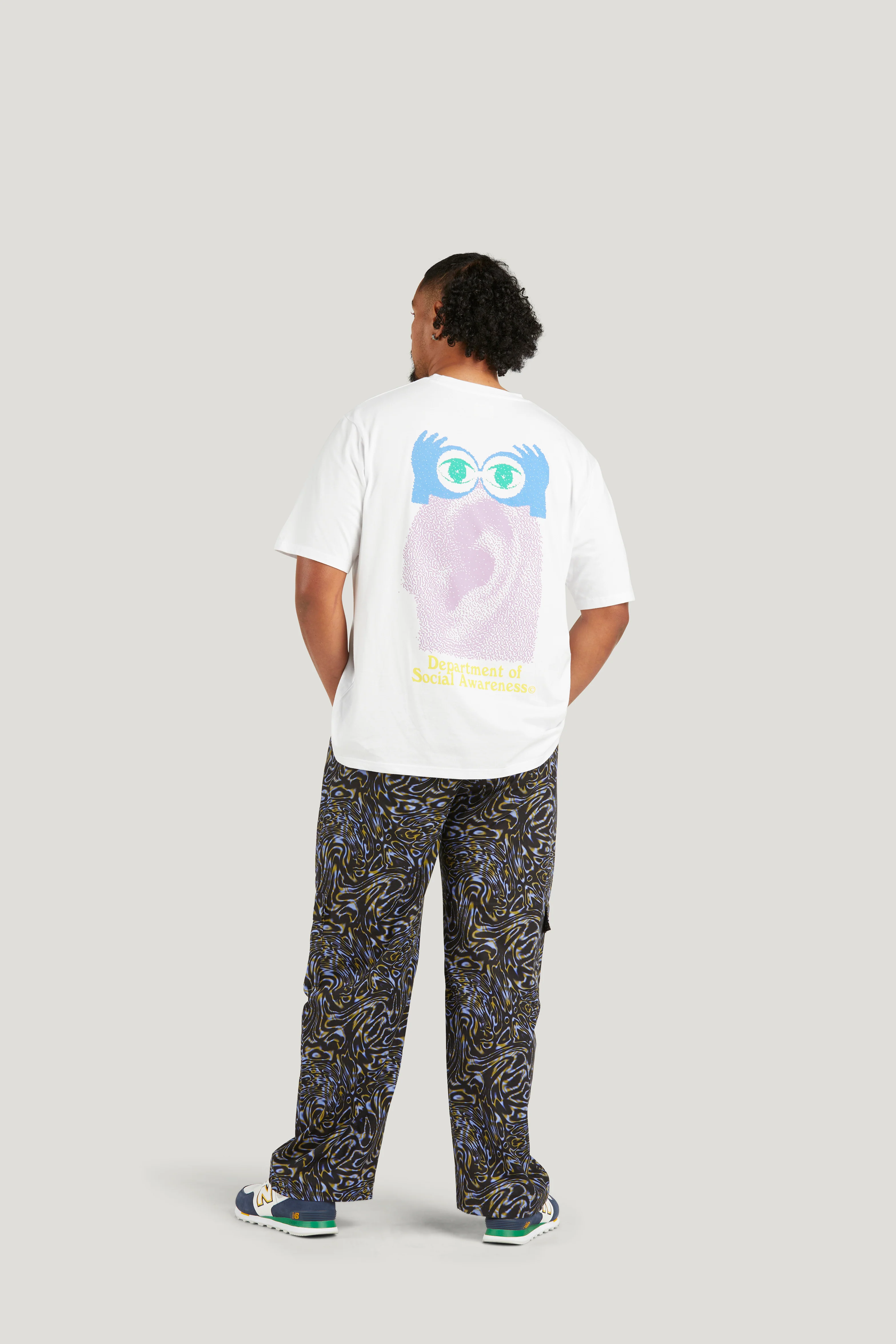 Department of Social Awareness Tee - White (XL) - Image 4