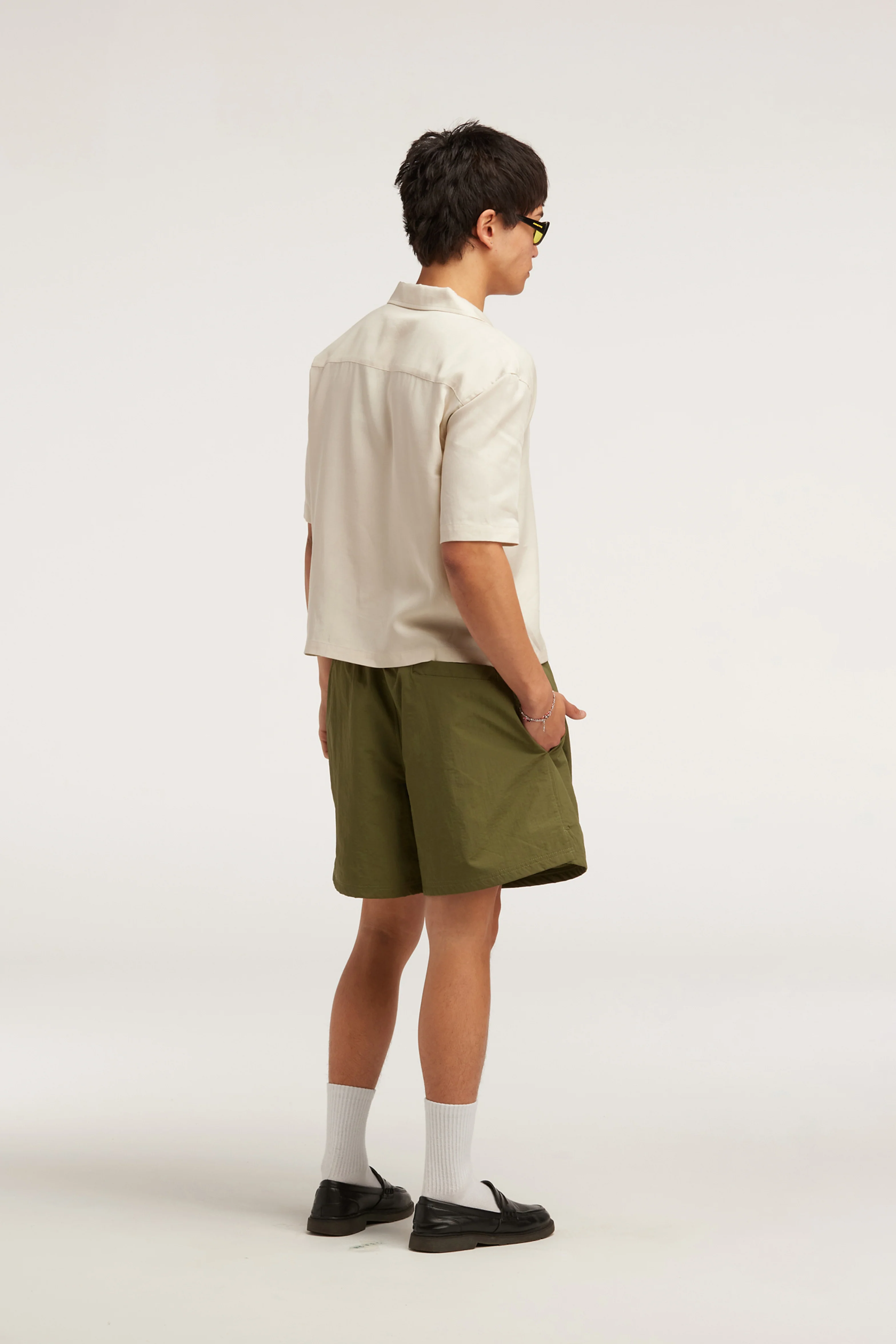 Digital Dream Cuban Shirt - Mushroom - Image 6