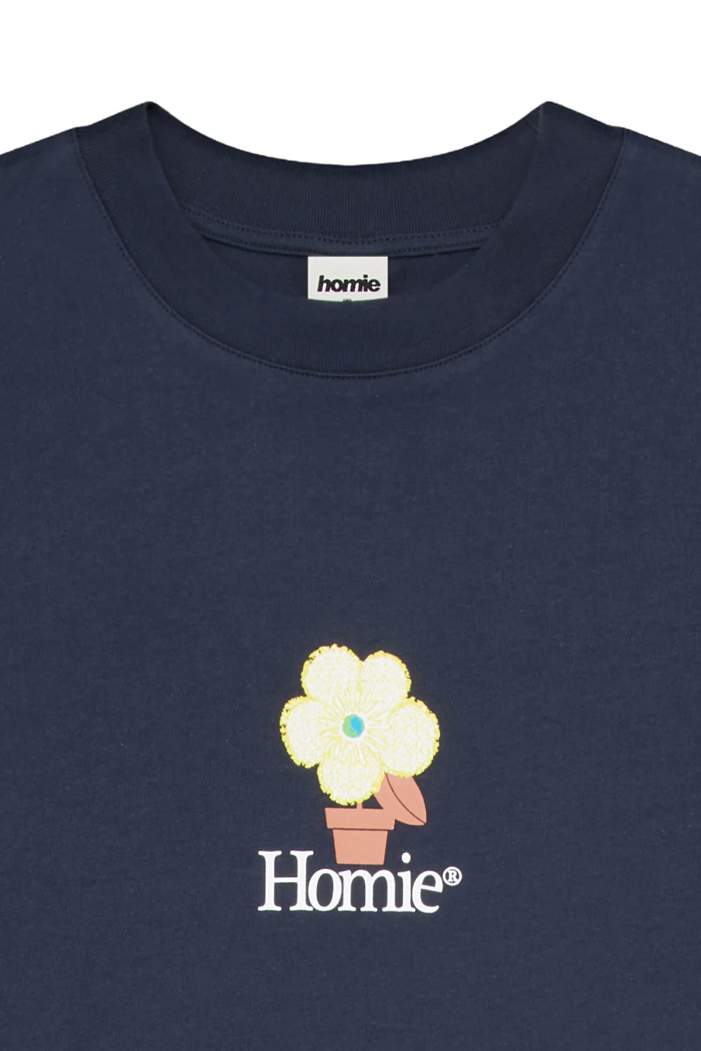 Earth Blossom Tee - Navy - Image 3