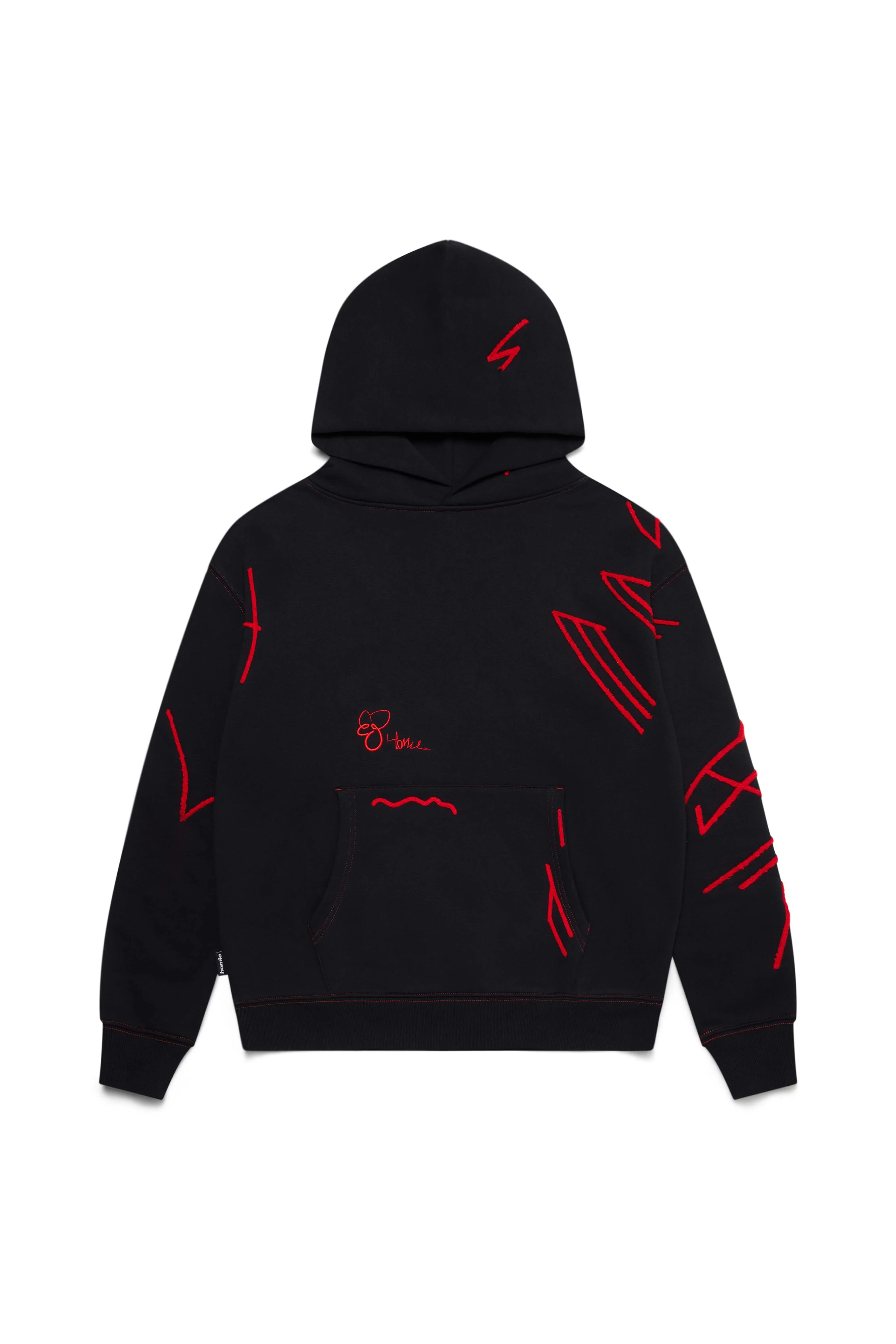 Flower Hoodie - Black - Image 4