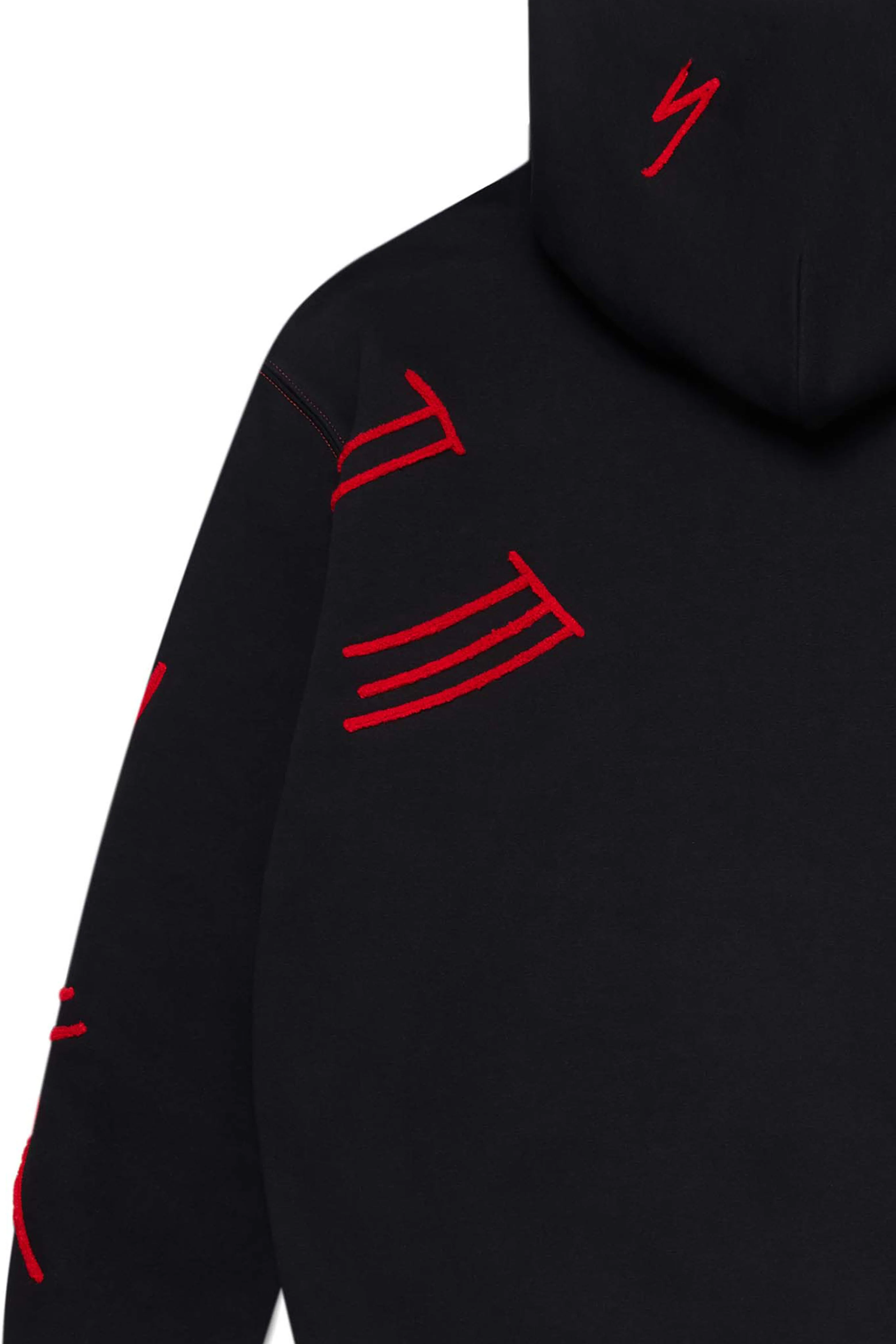 Flower Hoodie - Black - Image 7