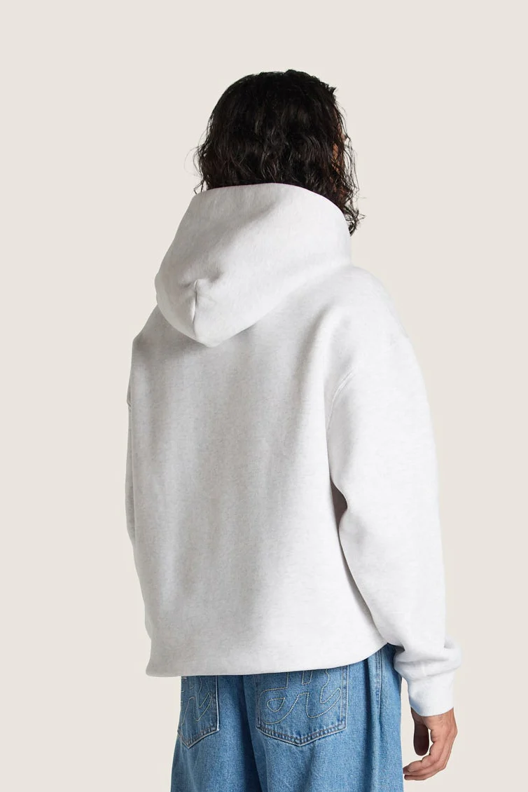 Heavy Weight Hoodie - White Marle - Image 4