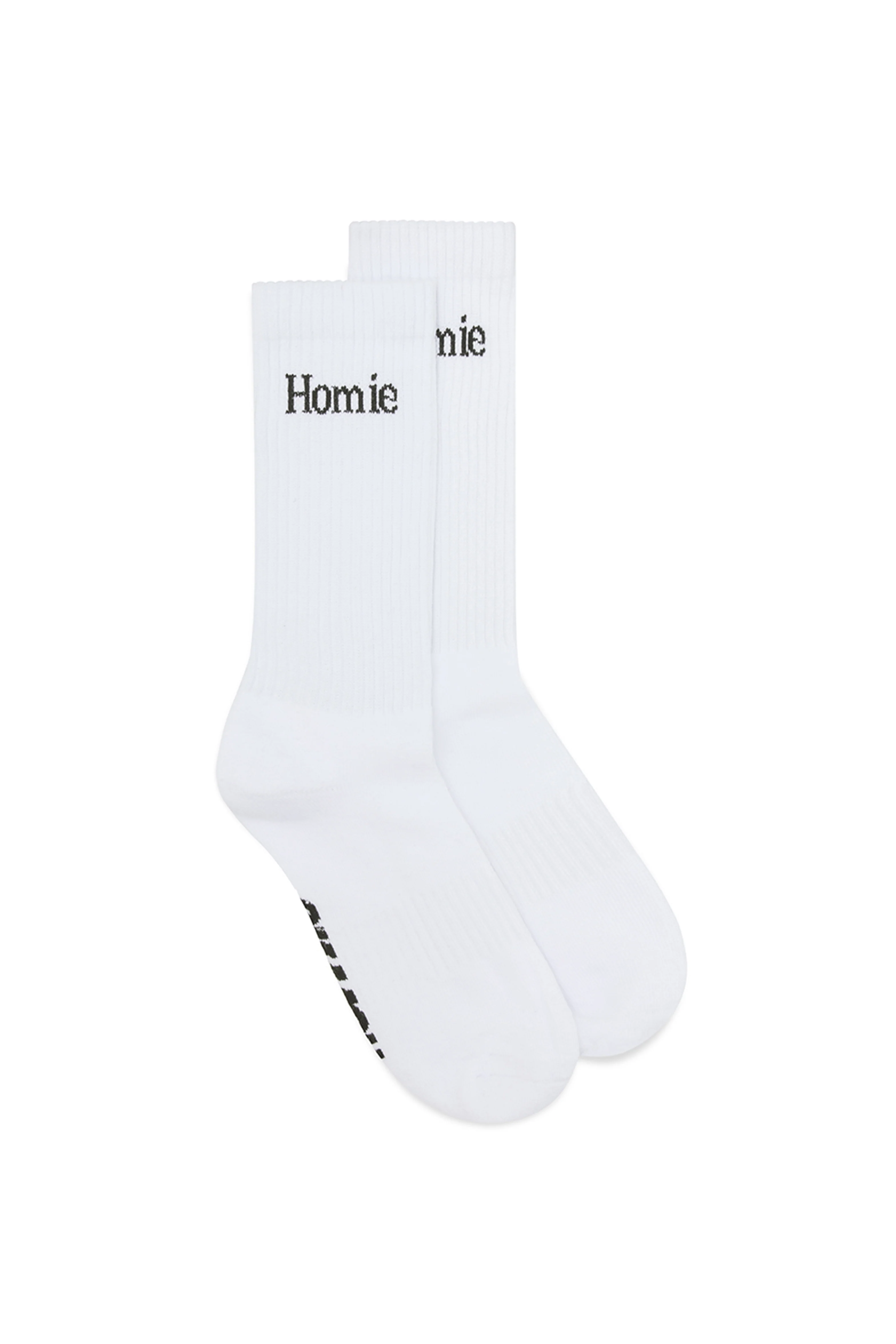 logotype Socks - White