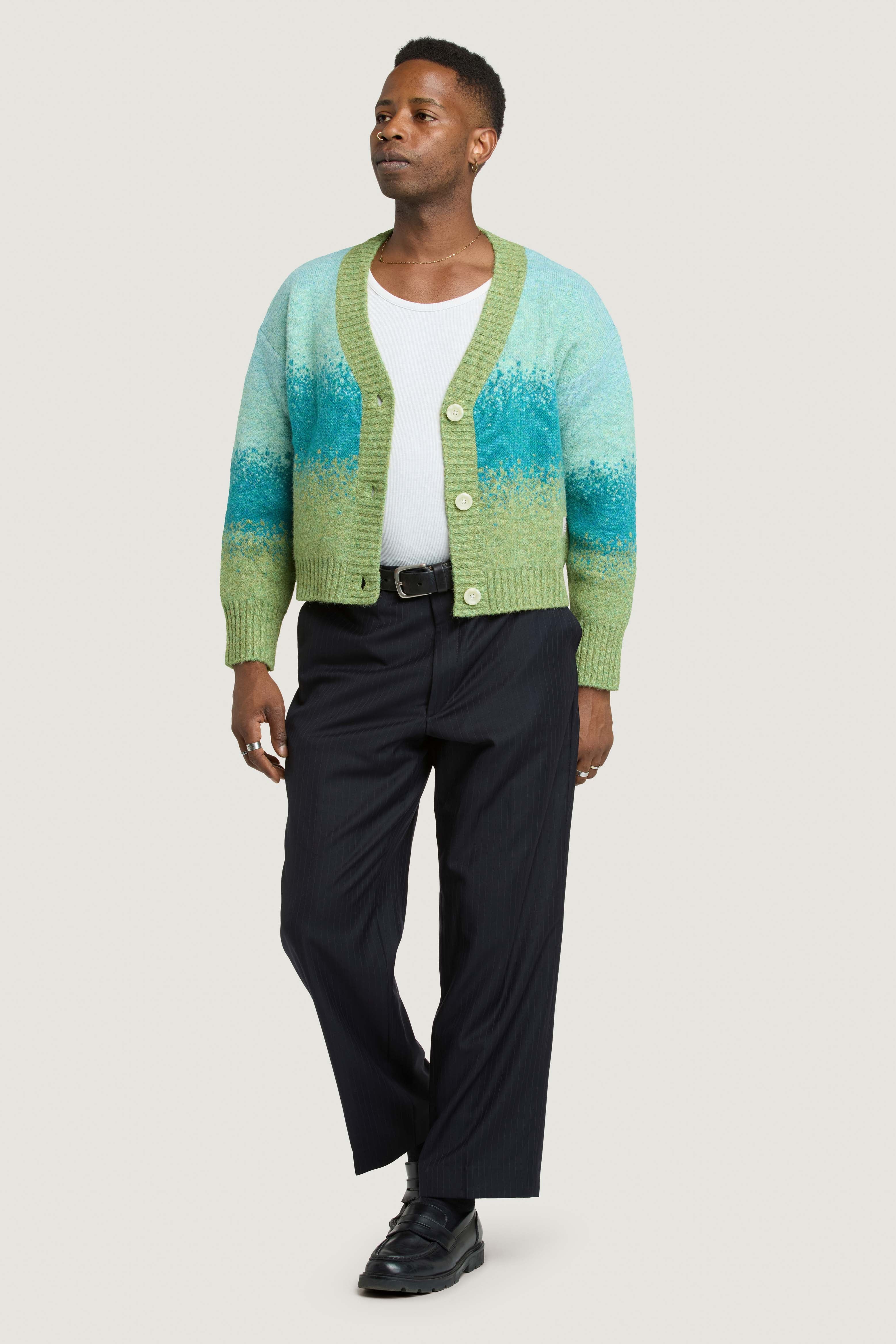 Rosie Cropped Knit Cardigan - Multi - Image 4