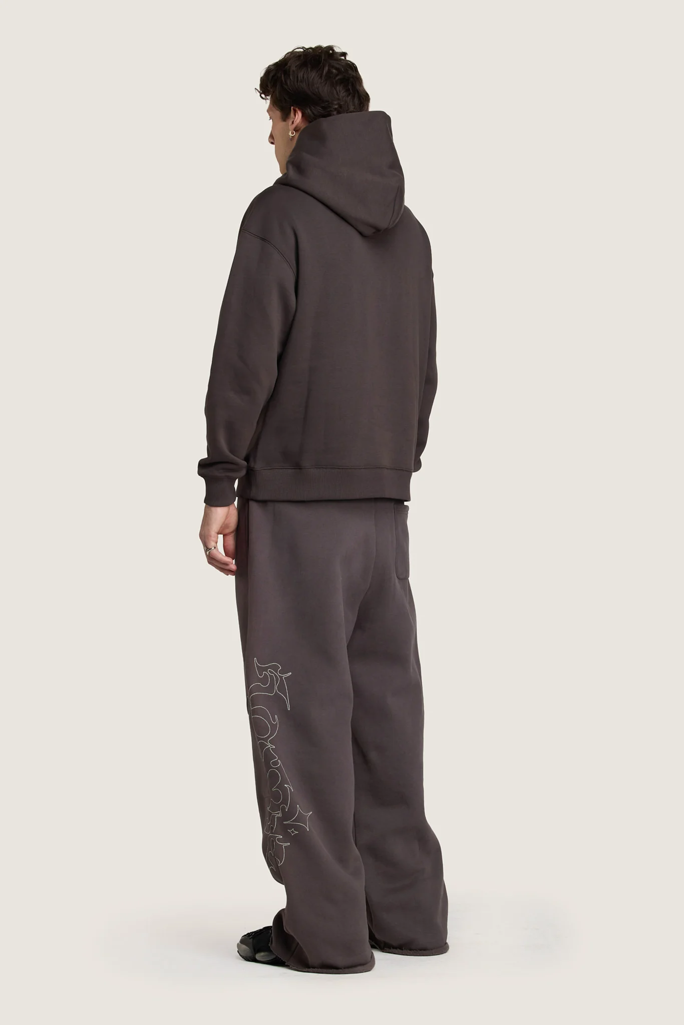 Shadow Baggy Trackpants - Charcoal - Image 5