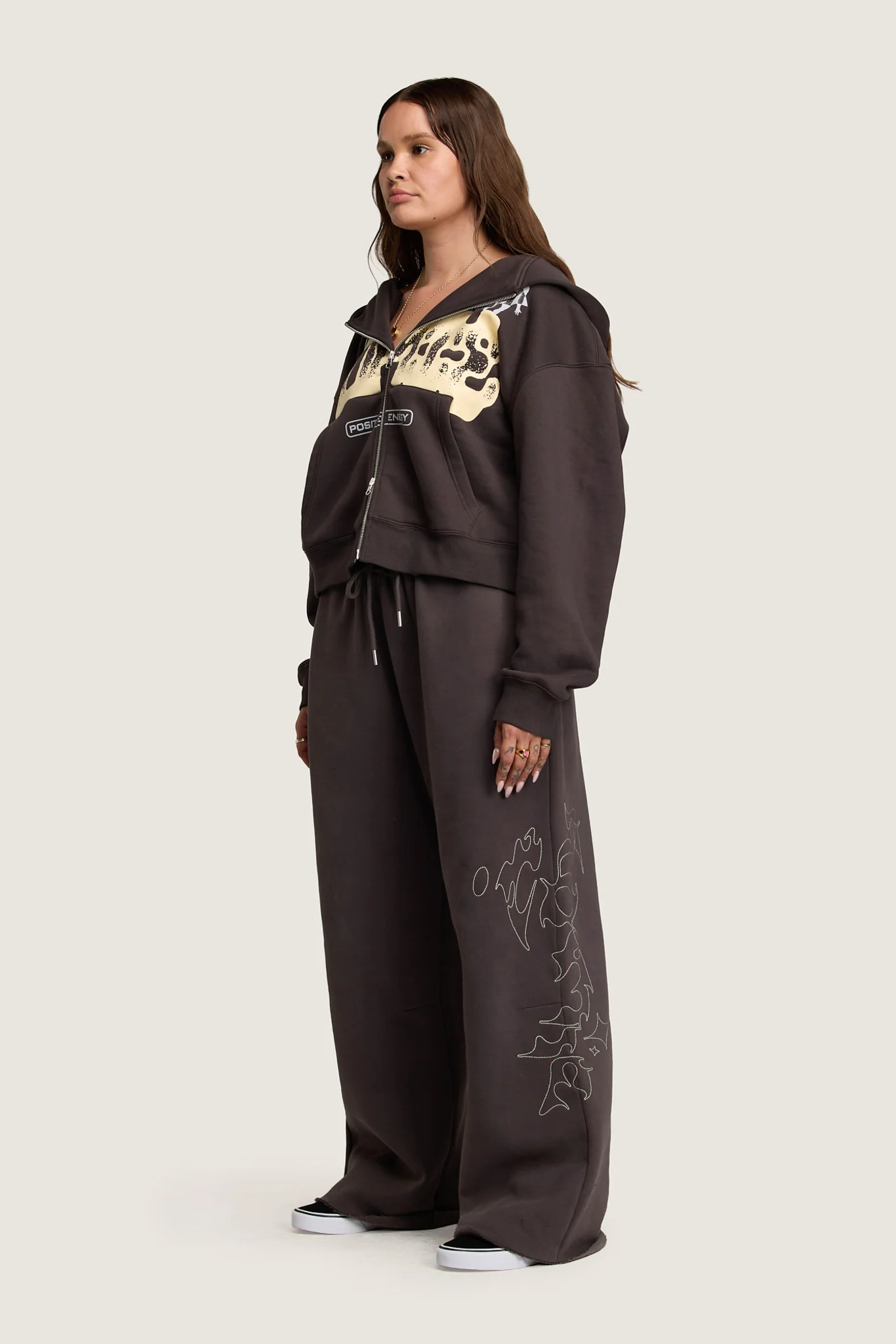 Shadow Baggy Trackpants - Charcoal - Image 8