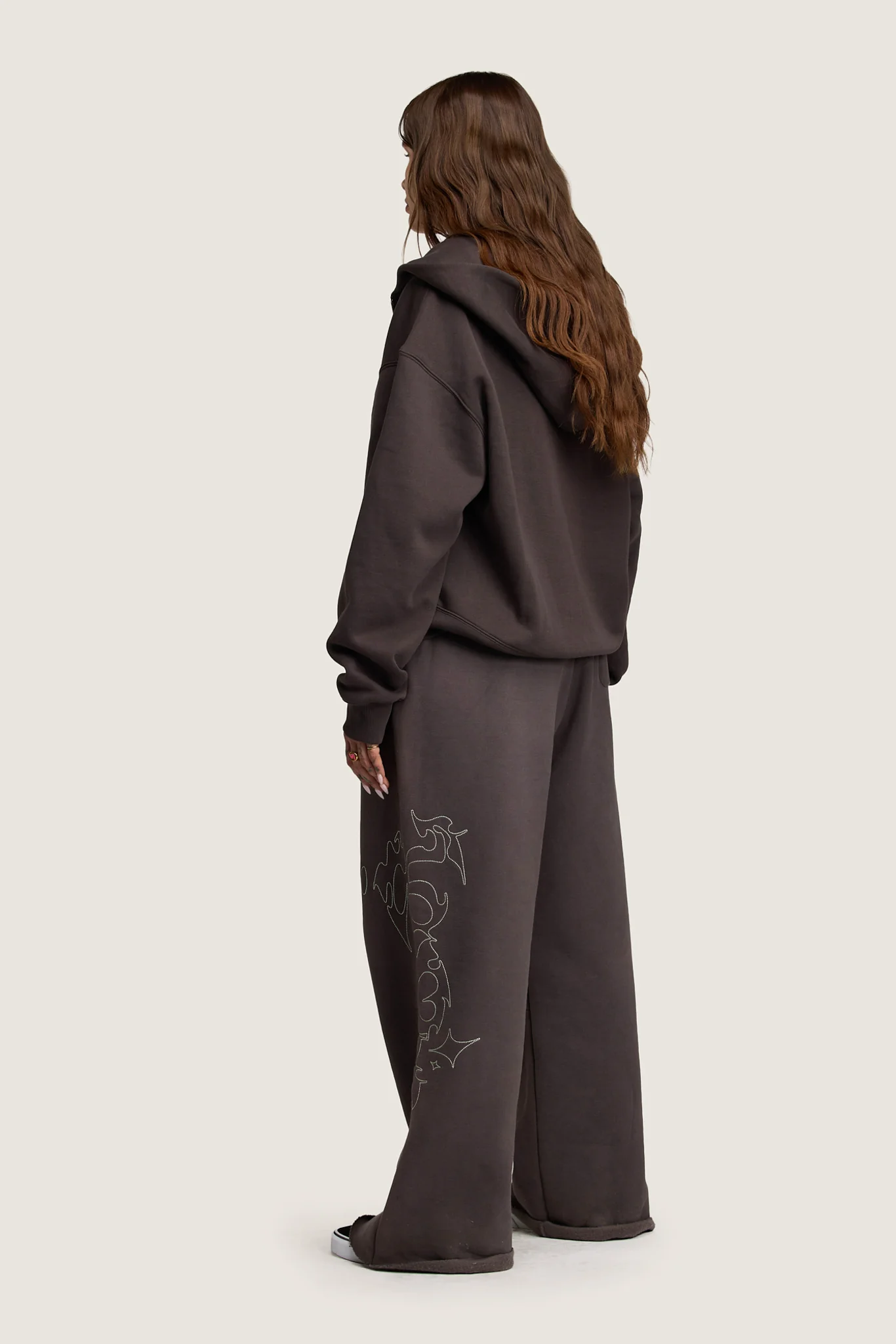 Shadow Baggy Trackpants - Charcoal - Image 9