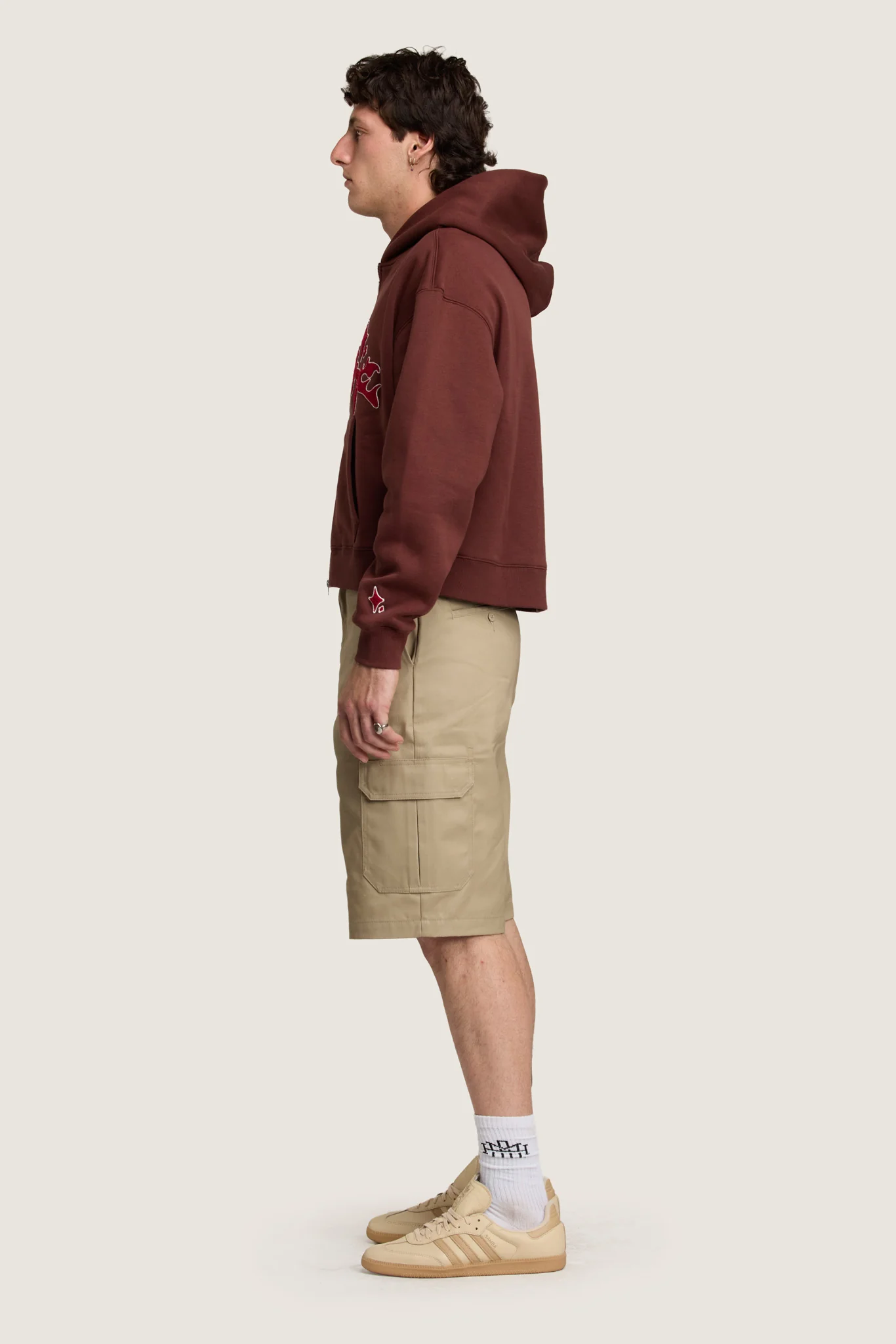 Shadow Zip Hoodie - Fondant - Image 3