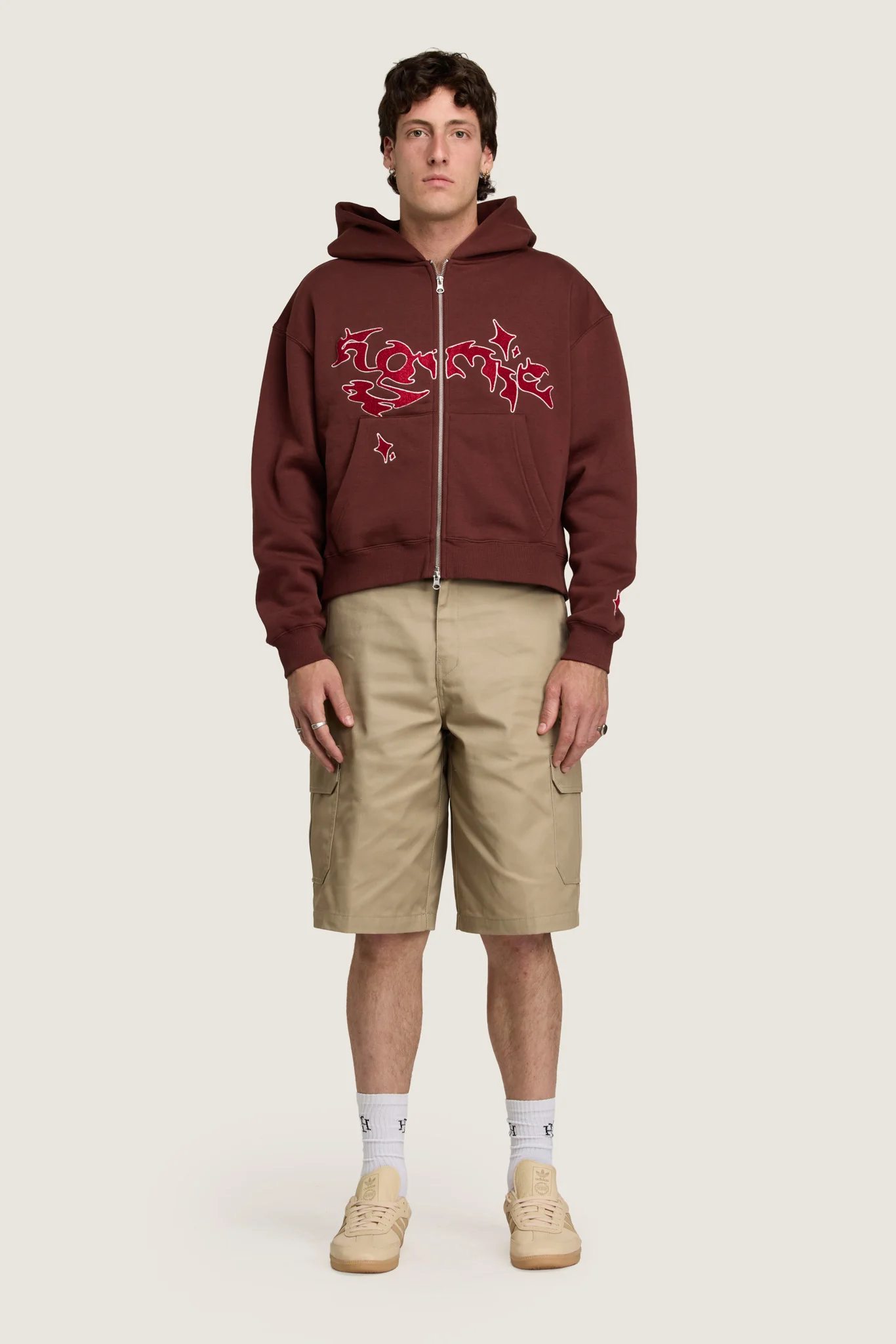 Shadow Zip Hoodie - Fondant - Image 7
