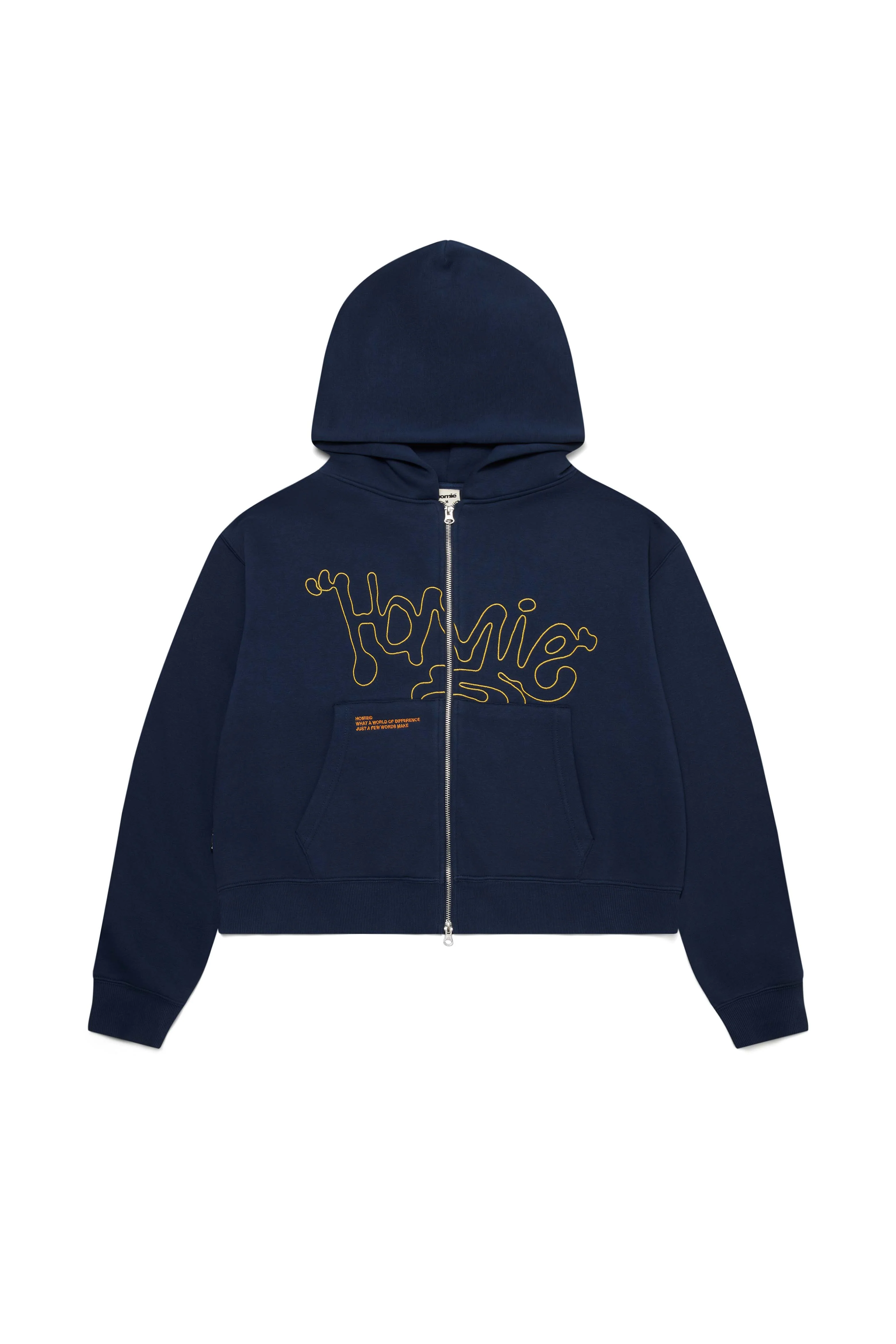 World of Difference Zip Hoodie - Navy - Image 6